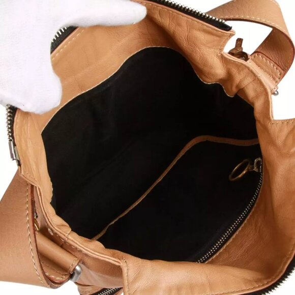Authentic Chloe Tan Leather shoulder bag - Picture 4 of 15